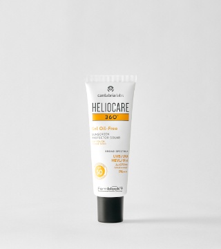 Protector solar facial en gel, matificante y seborregulador Protector solar facial en gel, matificante y seborregulador