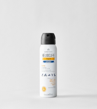 Protector solar en spray para hacer deporte