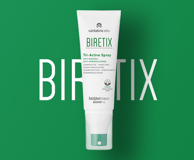 Lanzamiento de Biretix Tri Active Spray